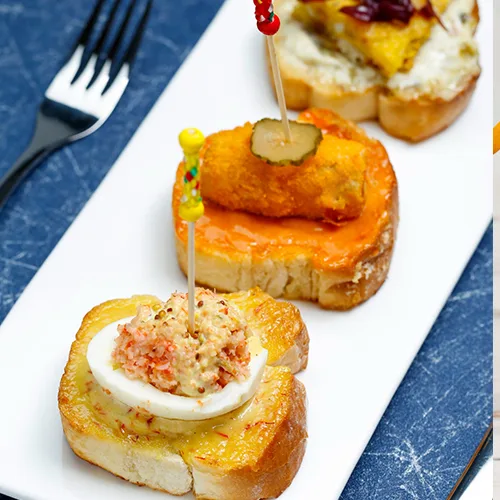 bocadillos rapidos tapas